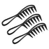 VOCOSTE 3 Pcs Hair Comb Wide Tooth, Anti Static, for Thick, Curly Hair, Hair Care, Detangling Comb, for Wet and Dry, Black...