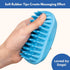 Rubber Dog Bath Brush - Silicone Pet Wash & Massage Brush - Perfect for Bathing, Massaging, & Deshedding - Use Wet or Dry, De-shed or Use it to La...