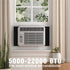 HOXHA Air Conditioner Foam Insulation Window Kit 2 Pack, AC Side Panels Kits, Air Conditioner Accessories Seal, 17 inch×9 inch ×7/8 inch (Black)...
