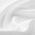 Home Queen Waffle Curtain Valance Window Treatment for Kitchen Bathroom Window, Straight Window Valance, Set of 1, 60 X 16 Inch, Solid White...