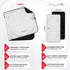 1-Piece Windshield Sunshade Foldable Car Front Window Sun Shade for Most Cars SUV Truck - Best Heat Shield Auto Reflector Cover - Blocks Max UV Ra...