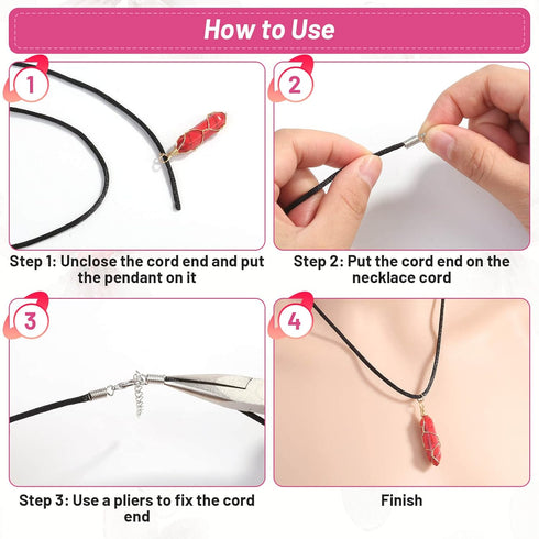 Selizo 50Pcs Satin Silk Necklace Cord with Lobster Clasp and Extension Chain for Necklaces Making and Beading (18 Inches, Black)...