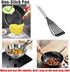2pcs -Tenta Kitchen Nonstick cookware Thin Slotted Egg Spatula Turner Flexible Nylon Metal Fish Spatula, Wide Blade Lightweight Heat Resistant wit...