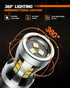 SEALIGHT 921 LED Bulb Reverse Light, 912 921 LED Bulbs 6000K White 2600LM Super Bright, 912 906 904 W16W for T15 Backup Reverse Light Bulb, Plug a...