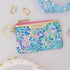 Lilly Pulitzer ID Holder Wallet, Blue Keychain Wallet with Zip Close, Cute Card and ID Case for Women, Cabana Cocktail...
