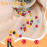 TsMADDTs Bracelet Making Kit, Friendship Bracelet Kit with Clay Beads, Glass Beads, Letter Beads with Golden Pendant and Elastic Strings for DIY C...