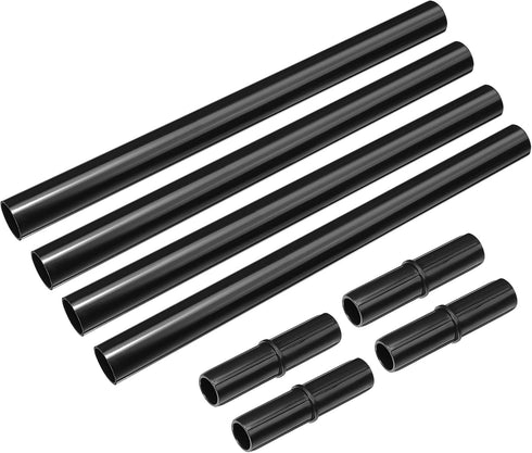 MECCANIXITY Solar Torch Light Extension Pole and Joint Kit 12 Inch Landscape Light Replacement Connector for Garden Pathway Lighting, 4 Set...