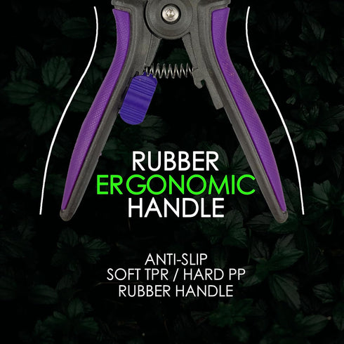 Non-stick Resin Resist Blade Micro-Tip Garden Snips 6" Fluorine Coating Garden Scissors Pruning Shear Precision Bud Trimming Hand Pruner Leaf Stem...