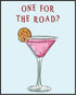 Posterizer 1 pcs-Liquor drink with fun message-one for the road-Kitchen & Bar Art Art Poster Print for Home, Office, Store, Bar- unframed wall art...