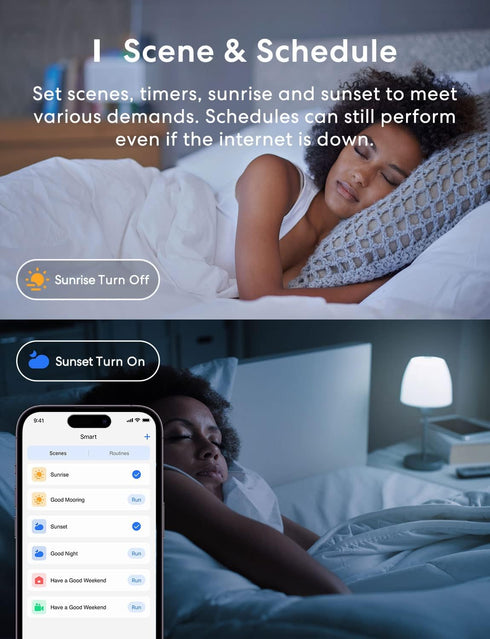 meross Smart LED Light Bulb, Smart WiFi LED Bulbs Compatible with Apple HomeKit, Siri, Alexa, Google Home & SmartThings, Dimmable E26 Multicolor 2...
