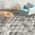 10 Pcs Hexagon Non-Slip Vinyl Floor Sticker for Home Decor, Peel and Stick Self-Adhesive Wallpaper Sticker for Living Room Kitchen Bathroom, 7.9x9...