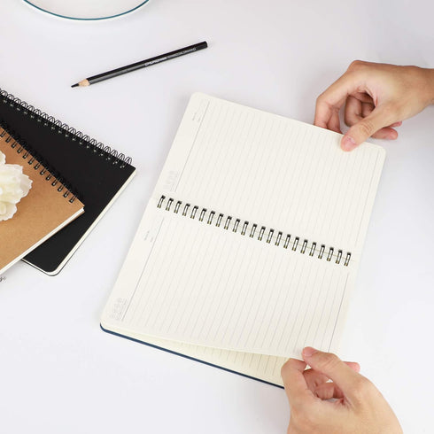 EUSOAR Students Ruled Spiral Notebook, A5 3 packs 5.5"X8.3" 120 Pages Lined Travel Writing Notebooks Journal, Memo Notepad Sketchbook, Students Of...