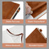 Lined Journal Notebook, 200 Pages, Leather Hardcover Notebooks, A5 College Ruled Thick Classic with Pen Loop Notebook Journals for Writing, for Wo...