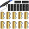 smseace 10Pcs 10 Gauge Wire Connectors with 10Pcs Heat shrink tubes,20Pcs Screws and Wrench 10 awg Splicing Quick Wiring Terminal 60 Amp Circuit C...