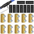 smseace 10Pcs 10 Gauge Wire Connectors with 10Pcs Heat shrink tubes,20Pcs Screws and Wrench 10 awg Splicing Quick Wiring Terminal 60 Amp Circuit C...