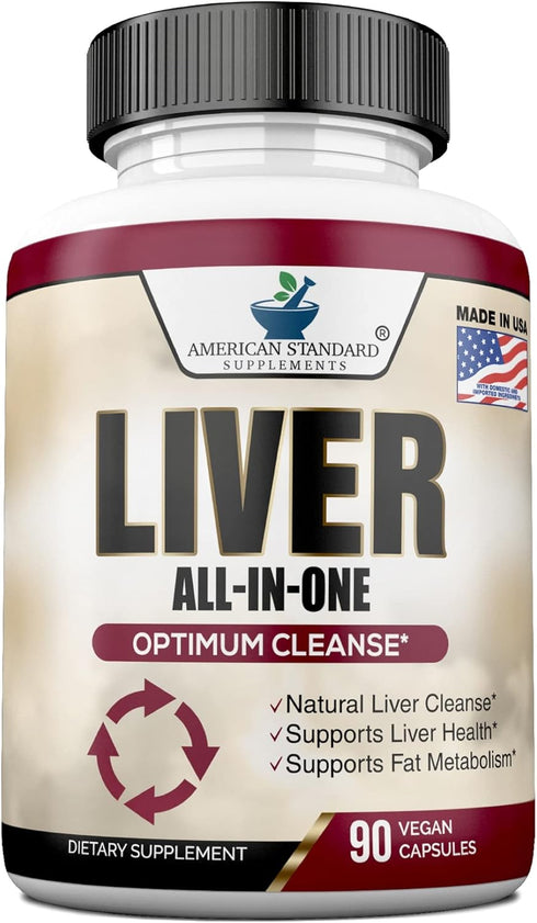 Liver Cleanse & Detox, Liver Supplement, Liver Support, Liver Detox, Liver Cleanse, Liver Health, Milk Thistle Silymarin, Artichoke, Dandelion, Tu...