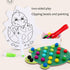 shenhailan Montessori Wooden Clip Bead Board Game Fine Motor Skills Toys for Boys and Girls 3 4 5 Years Old (Chicken) MC-189...