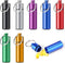 7 Pack Keychain Pill Holder, Premium Aluminum Alloy Pill Box 7 Day, Portable Pocket Small Pill Case, Metal Mini Travel Pill Organizer for Outdoor ...