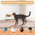 Stainless Steel Dog Bowls for Food and Water, Wall-Mounted Rotate Dog Water Bowl for Indoor Pets, Removable Puppy Hanging Food and Water Bowl for ...