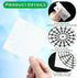 15Pcs Mandala Dot Painting Stencils, 8/12/16 Segment 3/4/5/6/8 Inches Reusable Stencils Segment Mandala Template Mandala Dot Painting Tool Stencil...