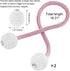 Pinowu Magnetic Curtain Tiebacks Clips - Window Tie Backs Holders for Home Office Decorative Rope Holdbacks Classic Tiebacks Design (1 Pair, Pink)...