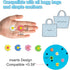 Silicone Phone Holder for Bogg Bag, Insert Pouch Wallet Charm for Bogg Bags Accessories Compatible with All Bogg Bags?Phone Holder Attachment for ...