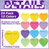 Teling 24 Pieces Inspirational Sticky Notes Graduation Gift Heart employee gifts Cute Sticky Note Pads Gifts for Reminder Work Studying 3x3 inch(V...