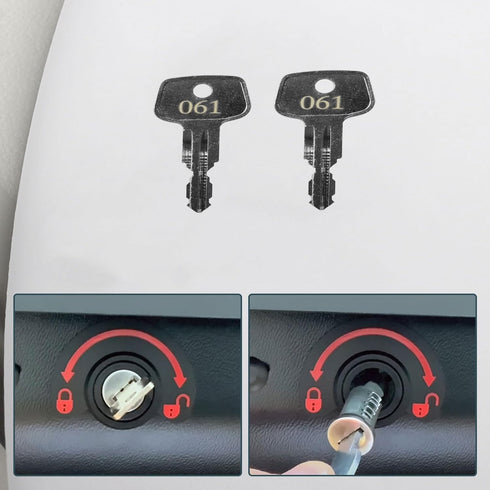 Key for Thule Key Replacement,for Roof Racks, Carriers, Crossbars Key etc,(Codes N061)...