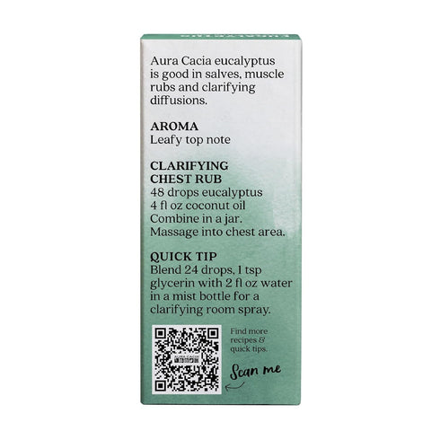 Aura Cacia Eucalyptus Essential Oil, Boxed, 0.5 Ounce...