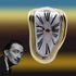 Melting Clock, Salvador Dali Watch Melted Clock for Decorative Home Office Shelf Desk Table Funny Creative Gift, Rome Gold...