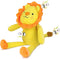 Dog Squeaky Plush Toy, Soft Stuffed Lion Toys with Squeaker & Crinkle Paper, Durable Interactive Chew Pet Supplies for Puppies, Cute Animal Toys f...