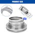 Hose Clamps10FT Metal Strapping+10 Fasteners DIY Cut-To-Fit 304 Stainless Steel Band Clamps Adjustable Large Worm Gear Hose Clamps Assortment Kit ...