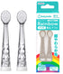 BabySmile Replacement Brush Heads (Made in Japan) for Kids Sonic Electric Toothbrush, 2 Counts (Ultra Soft, for Ages 0-2 Years)...
