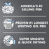 Pilot, G2 Premium Gel Roller Pens, Fine Point 0.7 mm, Blue, Black, Pack of 8...