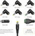 Powseed 45W Universal AC Adapter with 5V 2A USB Port 5V 6V 7.5V 9V 12V 13.5V 15V 3A 2A 1A DC Power Supply Cord with 8 Tips Micro USB 5.5x2.1mm 5.5...