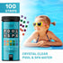 JNW Pool Test Strips, 4in1 Quick & Accurate 100 Pool and Spa Test Strips, Pool Water Test Kit - Free Chlorine, pH, Alkalinity, Cyanuric Acid Pool ...