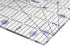 The Quilted Bear Quilting Rulers - Transparent Acrylic Non Slip Quilting, Patchwork & Sewing Ruler with Clear Black Lines & 30, 45 & 60 Degree Ang...