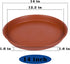 2 Pack of Bird Bath Bowl 14 inch, 1.6" Depth, 12 14 16 18 19 inch Heavy Duty BirdBath Bowls only, Plastic Round Large Plant Saucer Dish for Garden...