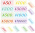 Cash Stuffing Placeholder for Envelopes Cash Envelope Place Holder 60 Pcs Money Holder Cash Binder Pocket Cash Budget Cash Placeholders for 100 En...