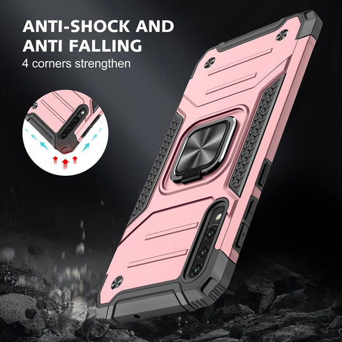 for Samsung Galaxy A50 Case A50S A30S Case Military Grade Built-in Kickstand Holder Armor Heavy Duty Shockproof Cover Protective for Galaxy A50/A5...