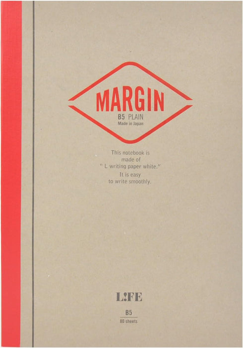 Life N711 MARGIN A5 Notebook, Red...