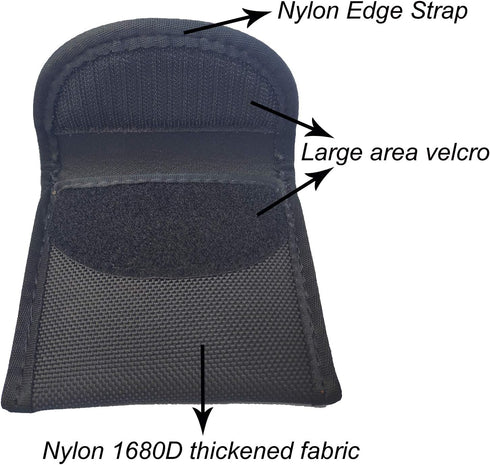 TACTACFR Double Glove Pouch Police Firefighter EMS EMT Paramedic Medical Disposable Gloves Holder for 2 and 2.25" Duty Belt...