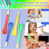 Prasacco 4 Piece Kids Paint Brushes, Jumbo Children's Paintbrushes Artist Paint Brushes with Easy to Hold Handles Grip Toddler Tempera Paint Brush...