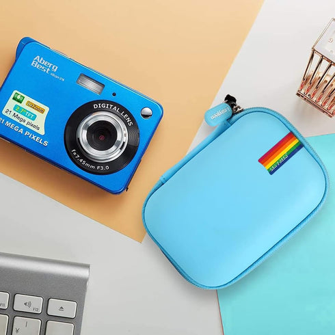 Leayjeen Digital Camera Case Compatible with AbergBest 21 Mega Pixels 2.7" LCD/Kodak Pixpro/Canon PowerShot ELPH 180/190/Sony DSCW800/DSCW830 Came...