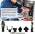 Drain Cleaning Tool Kit, Drain Cleaning Pipeline Accessories Drain Cleaner Attachment Set Suitable for Clearing Pipes and Drain Pipes Cleaning...
