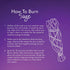 ESPOIR & AMOUR White Sage 4" - 3 Spiritual Sage Sticks for Smudging, Healing and Ritual - Hand-Tied Sage Smudge Sticks to Cleanse Negativity - Sus...