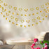 Cheerland Gold Heart Garland Romantic Decorations Paper Streamers Hanging for Mother’s Day Best Mom Tea Brunch Engagement Wedding Anniversary Brid...
