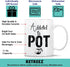 Retreez Funny Mug - Addicted to Pot, Weed 11 Oz Ceramic Coffee Mugs - Funny, Sarcasm, Sarcastic, Motivational, Inspirational birthday gifts for fr...