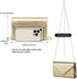 Labair Chic Vegan Leather Clutch Bag Envelope Clutch Purses for Women Evening Wedding Formal Party Handbag....