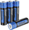 Hixon Rechargeable AA Batteries, 3500mWh(2330mAh) high Capacity AA Battery,1.5V Constant Output,AA Rechargable Batteries,4 Counts Lithium AA Batte...